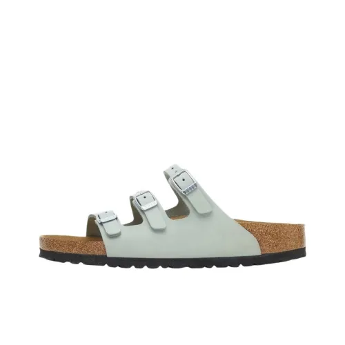 Birkenstock FLORIDA Устойчивые к истиранию Шлепанцы Женские Светло-голубые Узкие