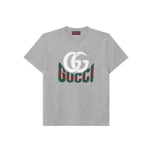 GUCCI FW24 T Рубашка Мужская Фотиния Серый