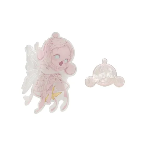 POP MART Коллаборация Edición Skullpanda Вход и Выход Коллекция Заколка-краб Одежда Наборы Головной убор Трендовые Продукты