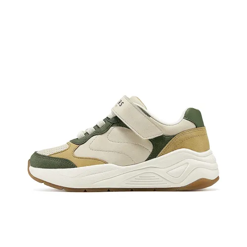 Skechers Kids Мальчики Устойчивые к истиранию Низкие Кроссовки для Беговых Занятий с Низким Верхом Детские Кроссовки Натуральный Стиль Подростки