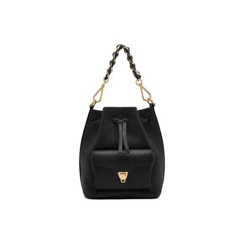 COCCINELLE Beat GRAIN LEATHER Одно плечо Сумка Маленькая Женская Черная