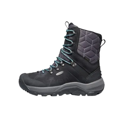 KEEN Revel 4 Водонепроницаемые Высокие Сноубутсы Женские Черные