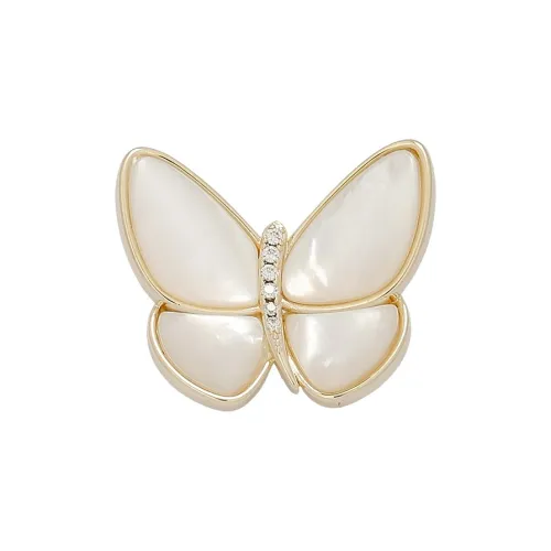 Фиолетовый медный сплав броши женские