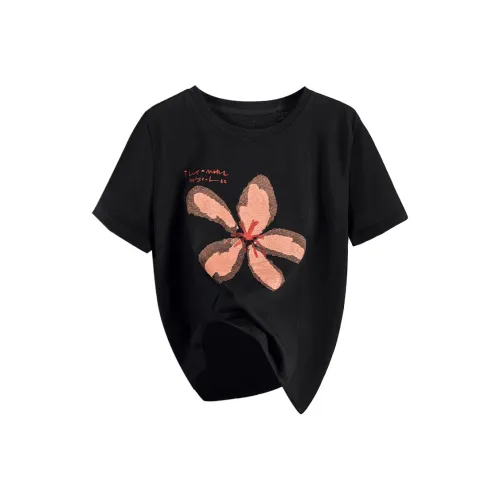 Cypress House Черные Женские Футболки