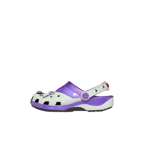 Dragonball x Crocs Classic Clog Дышащий Низкий Топ Детские Сандалии Фиолетовые Детские