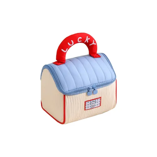 Shining Bear Веселье Little House Makeup Bag Милый Большой объем Милый Большой объем GOOD Looking Портативный Мешок для хранения