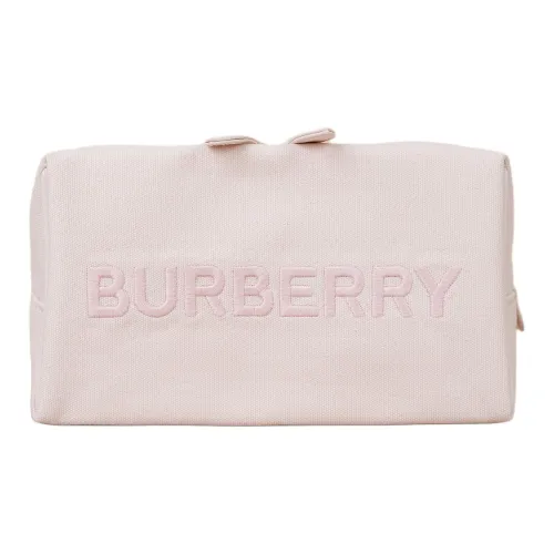 Burberry Большая емкость Розовый холст Косметичка
