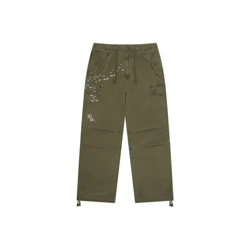 Vision Street Wear Армейский зеленый Унисекс Брюки карго