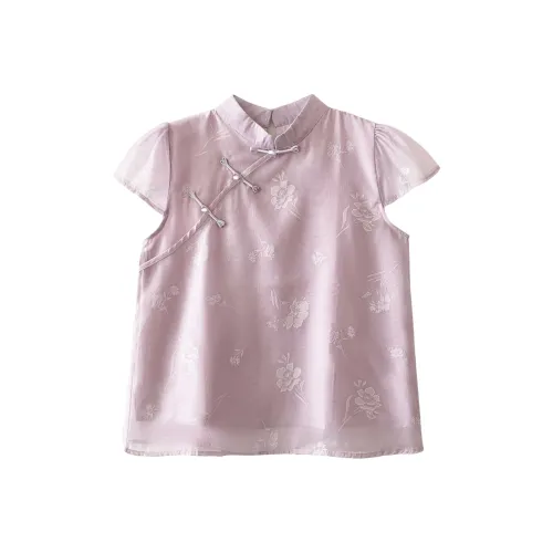 OUBO Фиолетовые Женские Рубашки