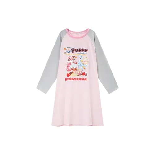 GUKOO Розовый Женские Ночные сорочки