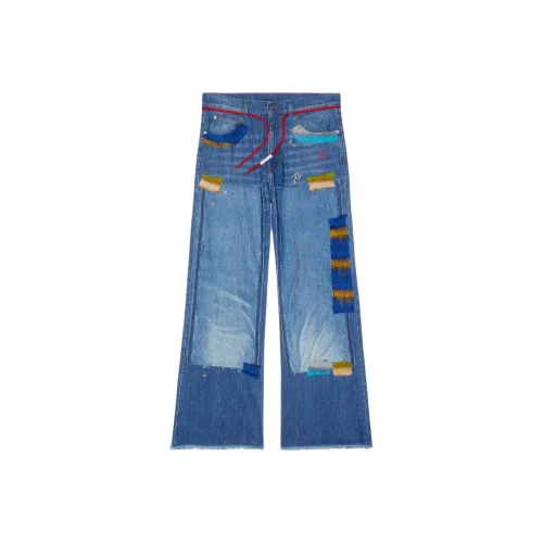 MARNI Индиго Мужские Джинсы