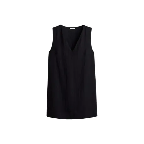 H&M Черные Женские Платья без рукавов