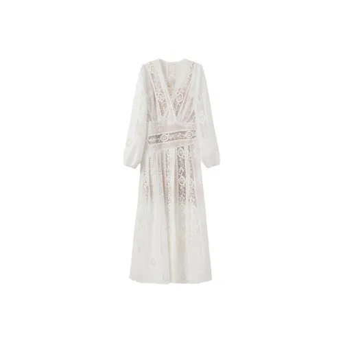 Incolore Длинное платье с длинными рукавами женское