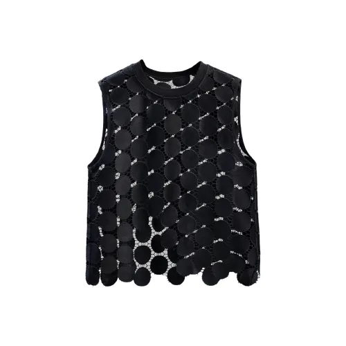 SIBAISHE Черные Женские Жилеты