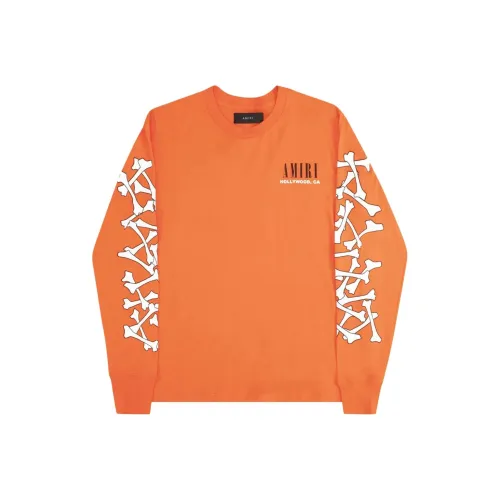 AMIRI Orange Мужские Свитшоты