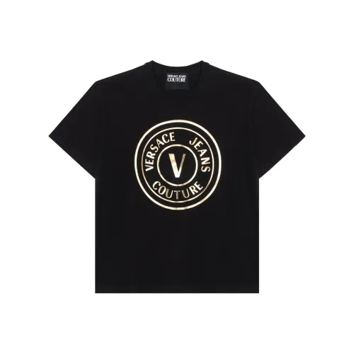 VERSACE JEANS COUTURE SS23 T-Shirt Мужской Черный