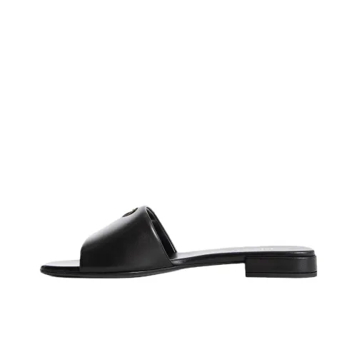 PRADA Rubber Slide Тапочки Женские Черные