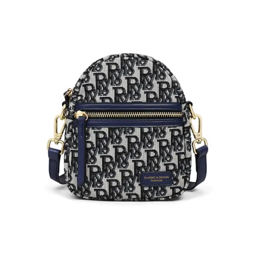 PESASRIE Ткань Сумка через плечо Женская Королевский синий