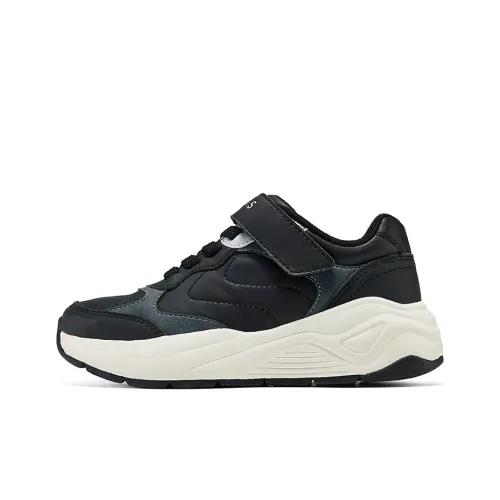 Skechers Kids BOYS Slip-on Устойчивый к истиранию Низкий Топ Детская Беговая Обувь Черный Подростки