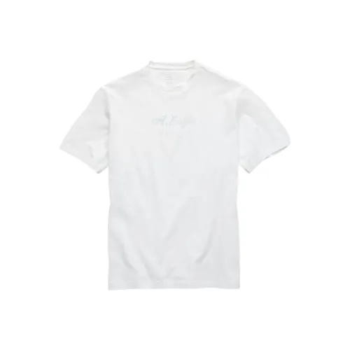 AMERICAN EAGLE Белая Мужская Футболка