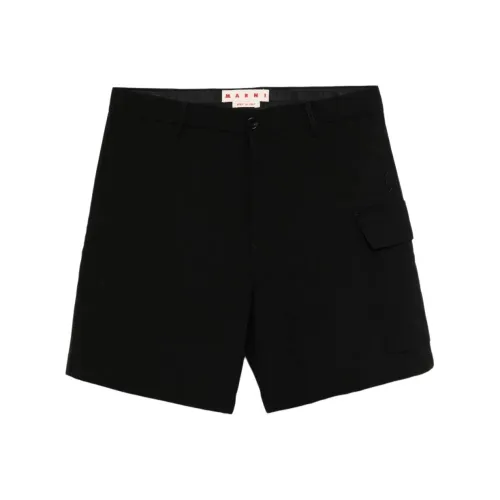 MARNI Черные Мужские Повседневные Шорты