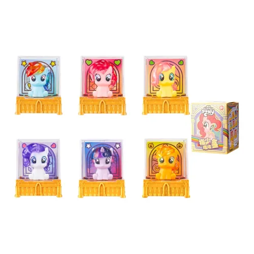 Miniso My Little Pony Коллекция Кончик пальца STACK Кукла Слепые коробки Один Mystery Коробка Целая коробка 6 шт