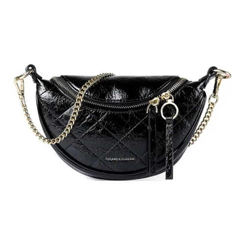 TUCANO ПУ (полиуретан) Сумка через плечо Сумка на плечо Стандартная Женская Классическая Черная