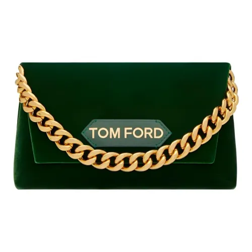 TOM FORD Вельвет Сумка Клатч Мини Женская Лесной Зеленый