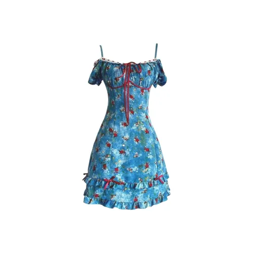 SEAR OFFICIAL Синие Женские Слиплатья