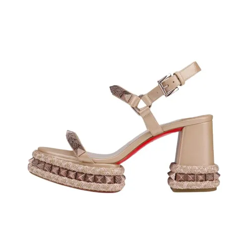 CL Superaclou One Ремешок Сандалии 8,5 см Женские Светлый Умбра