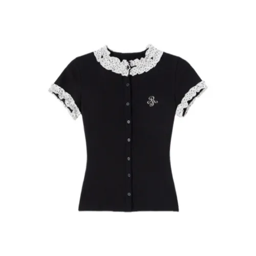 ADXKM Черные Женские Футболки