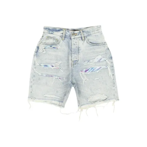 AMIRI Men's Blue Denim Shorts AMIRI Мужские синие джинсовые шорты