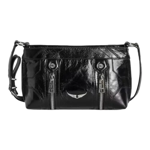 Zadig Voltaire Сумка через плечо из коровьей кожи женская черная