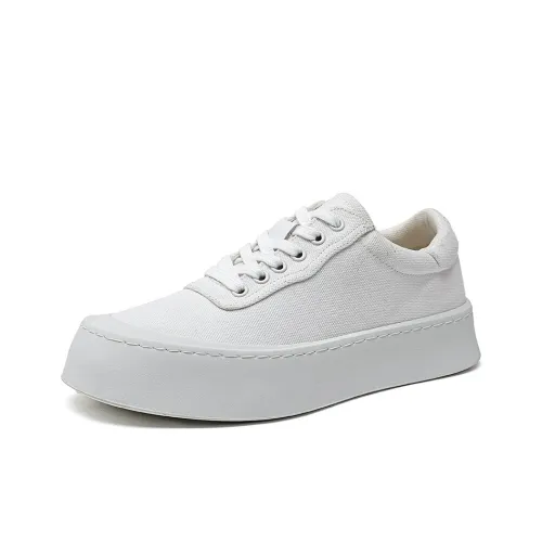 HD Низкий Топ Кеды Мужские Белые