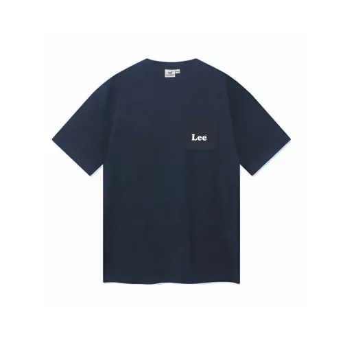 Lee Темно-синяя рубашка школьного возраста T