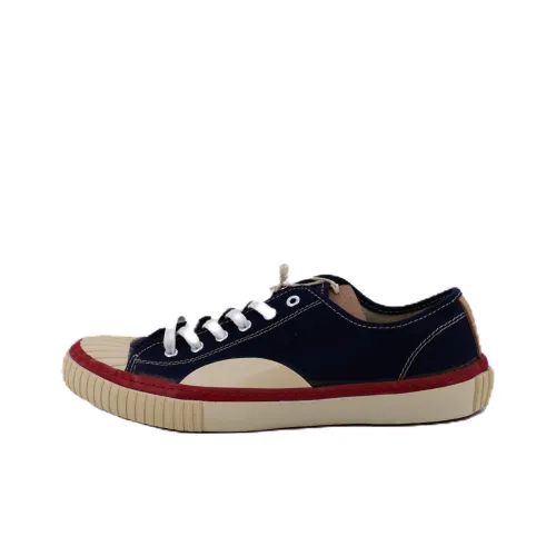 Alternative Country Low-Top Canvas Shoes Royal Blue Unisex