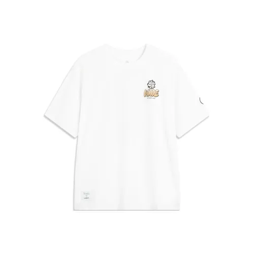 LINING x Jay Flow T-Shirt Мужской Стандартный Белый