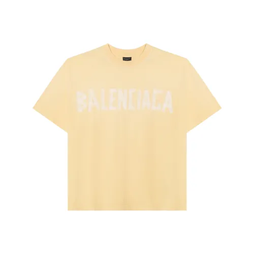 Balenciaga T-Shirt Regular Fit Men's Yellow