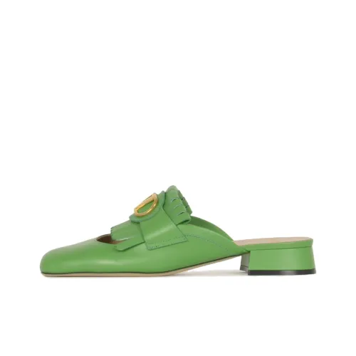 Valentino Vlogo Signature Домашние тапочки Женские Зеленый