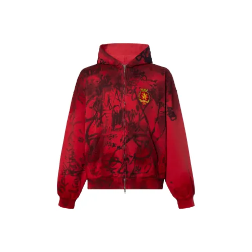 BALENCIAGA Красный Унисекс Свитшоты