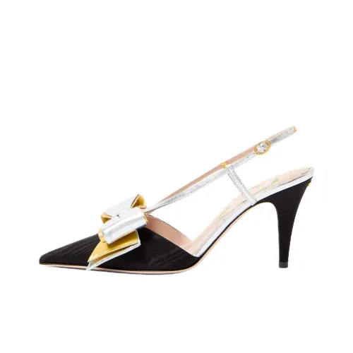 Valentino BOWOW Узкий каблук Высокие каблуки 8,5 см Женские Черный