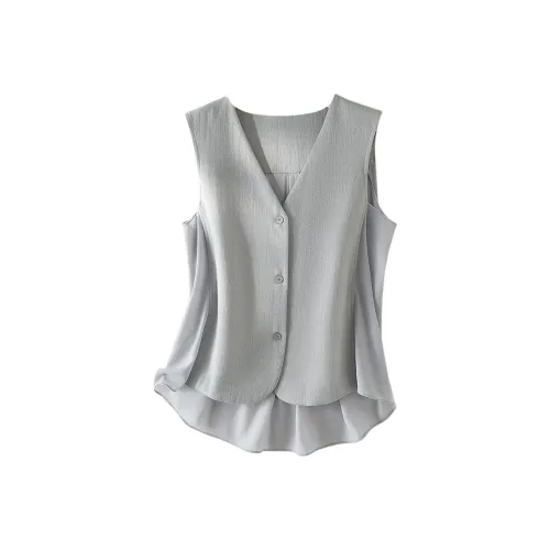 IHIMI Светло-серый Женские Жилеты