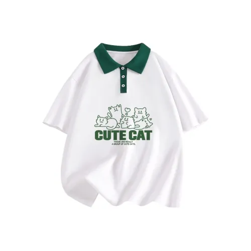 Lan Miao 100% хлопок Дышащий и Универсальный Tee Американский Преппи стиль Повседневный Топ Женские