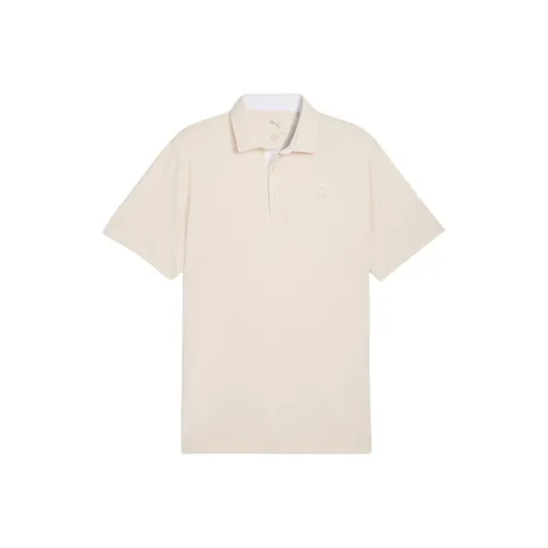PUMA Golf Snow White Мужская Поло