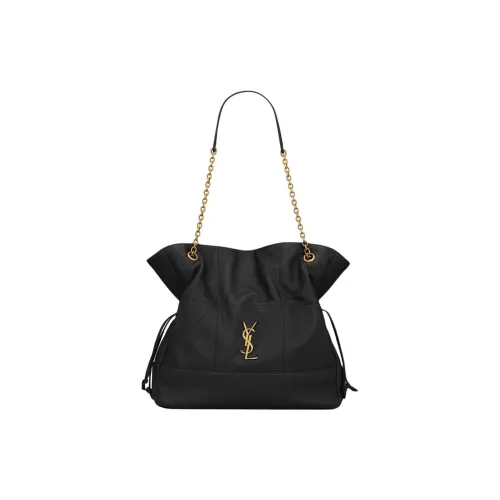 SAINT LAURENT Овчина Тоут Сумка Сумка для покупок Сумка Сумка через плечо Женская Черная