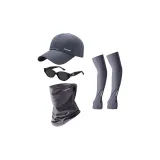 Серый набор из 4 шт. [Включает чехол для очков + ткань]