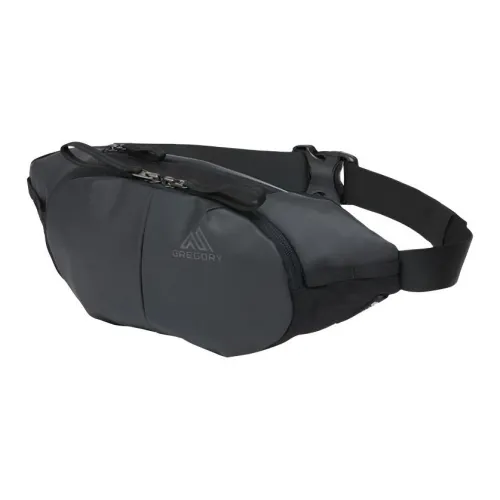 GREGORY Переработанный материал Sling Сумка Сумка через плечо Бананка Унисекс Матовая черная