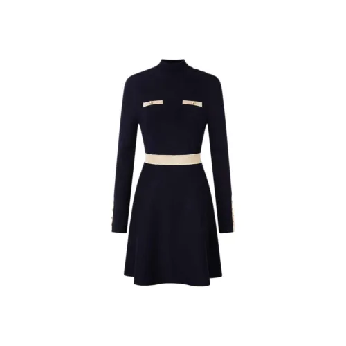 Karl Lagerfeld Длинное платье с длинными рукавами женское