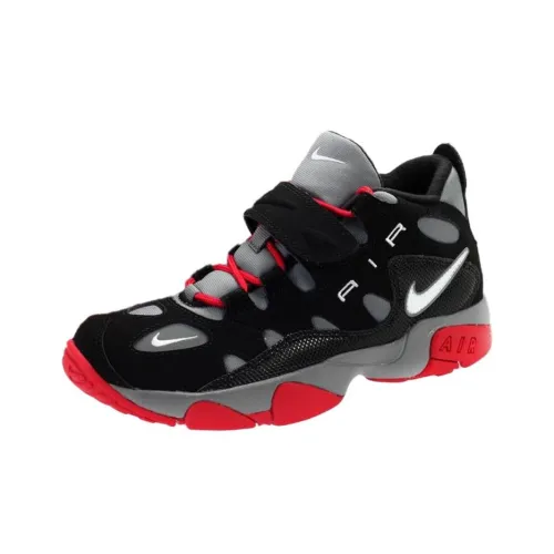 Nike Air Шипы Raider Устойчивые к истиранию Низкие Баскетбольные кроссовки Женские Черные Красные