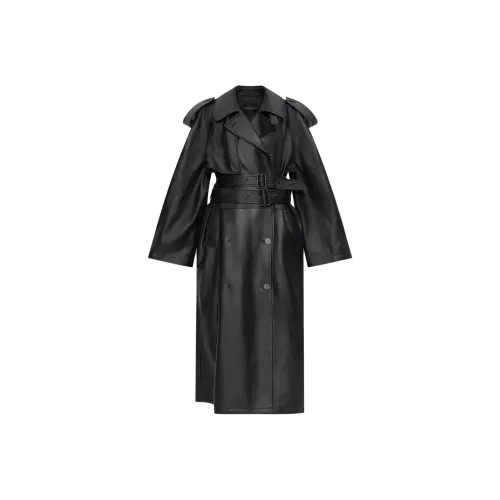 Balenciaga Тренчкот Женский Черный